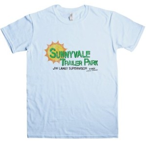 DTG Printed Sunnyvale Trailer Park T Shirt For Men