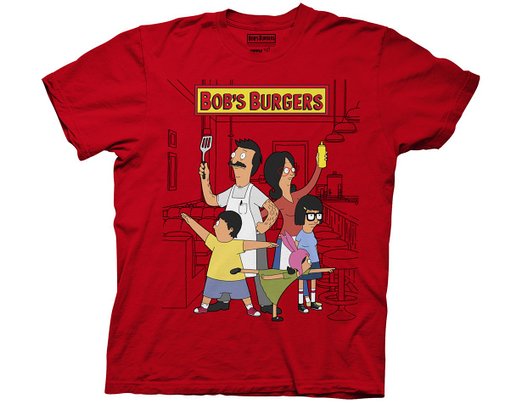 Hero Pose Burger T Shirt From Ripple Junction-Bob's Burgers