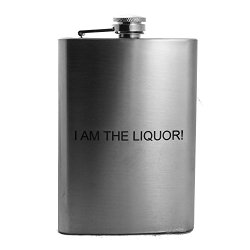 8oz I Am the Liquor Flask L1