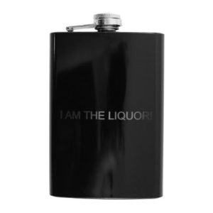 Black Flask I Am The Liquor 8oz