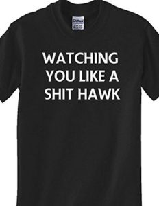 Black T-Shirt Like A Hawk