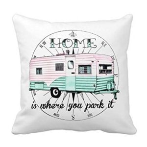 Throw Pillow Cover From Trailer Park Boys Series - Vintage Trailer Home