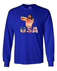 jim duggan hacksaw long sleeve shirt usa