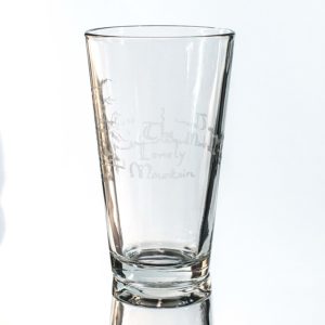 The Lonely Mountain Beer Mug - 16oz Glass