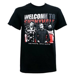 Welcome to Sunnyvale T-Shirt Black-Screen Printed Graphics-Trailer Park Boys Shirt