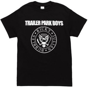 Ramones Seal Trailer Park Boys T-Shirt In Black By Kings Road Merch