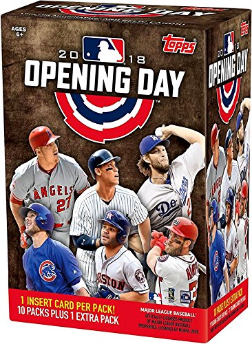 Topps 2018 Opening Day Baseball Factory Sealed 11 Pack Blaster Box