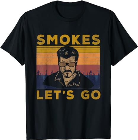 Ricky Shirt - Smokes Let's Go - Vintage T-Shirt From Trailer Park Boys Merchandise