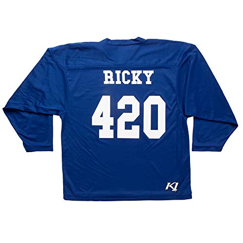 ricky sunnyvale hockey jersey blue back side