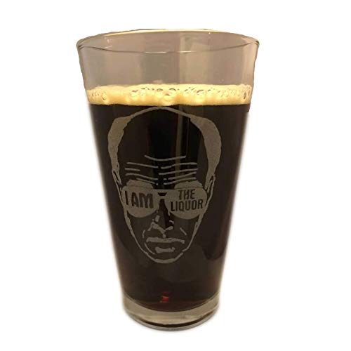 Laser Engraved I Am The Liquor Beer Pint Glass