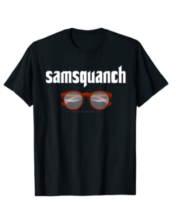 samsquanch bigfoot t-shirt
