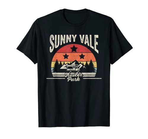 vintage retro sunnyvale trailer park t-shirt